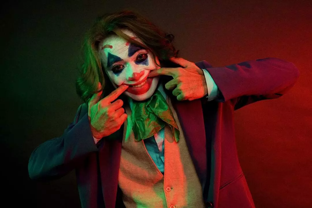 A Joker showing the Manipulation of reality