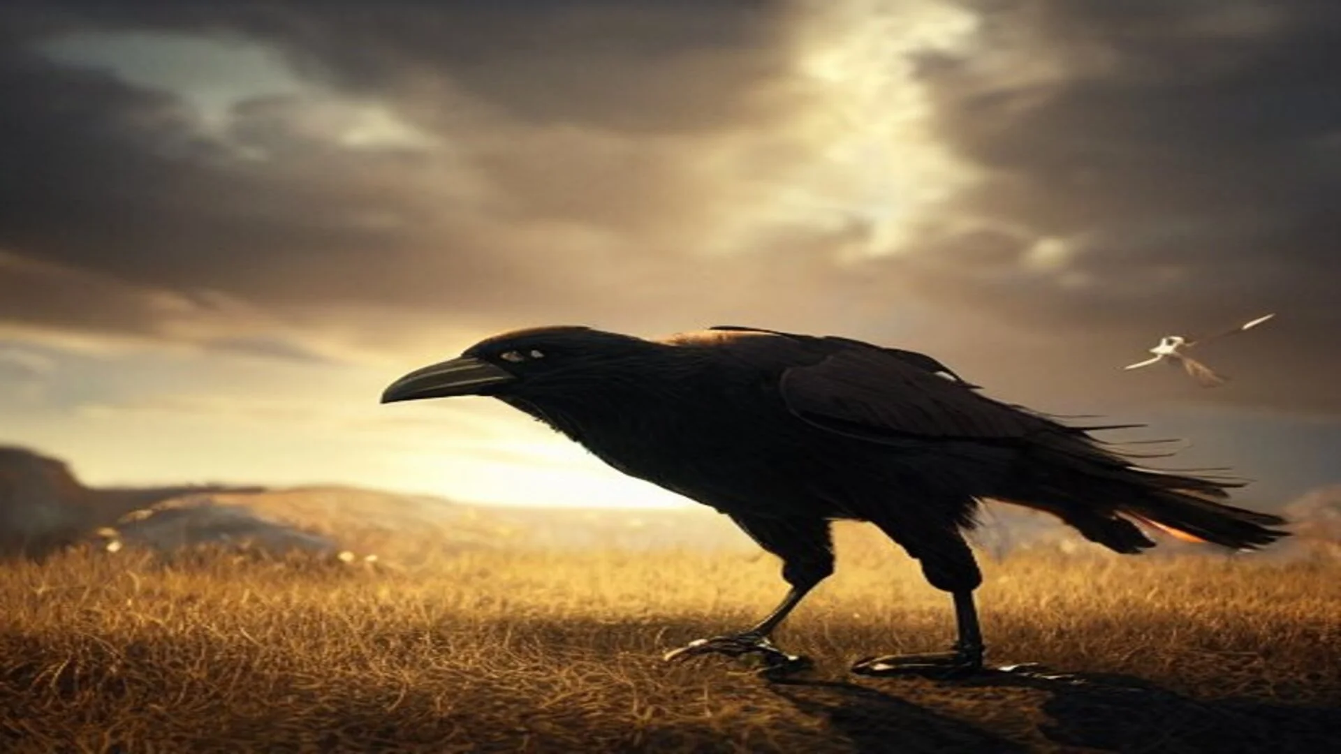 The Black Crow as a Messenger