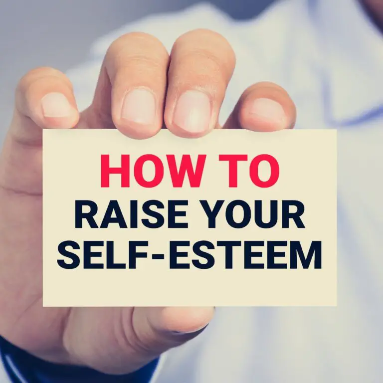 how to raise your self esteem
