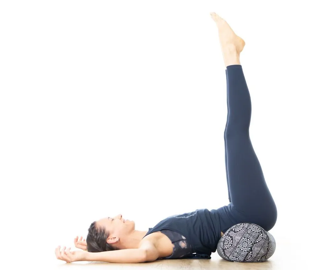 Supported Legs-Up-the-Wall Pose