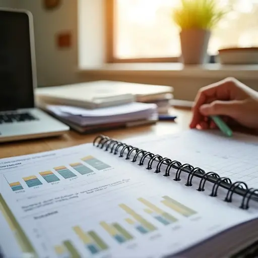 Image of charts rising from money manifestation