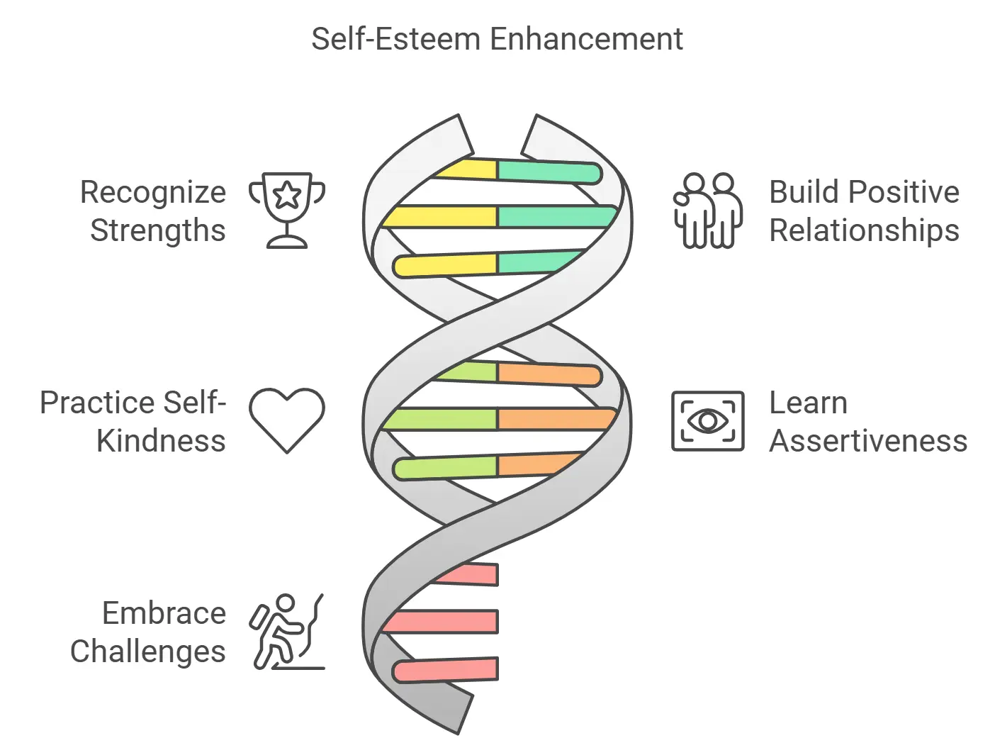 An illustration of self esteem enhancement