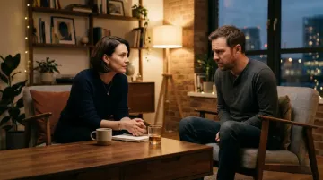 Two people in a tense conversation showing signs of manipulative people behavior