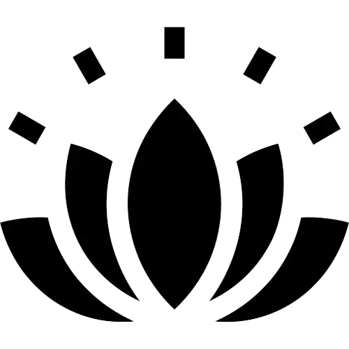 an image of a lotus flower icon