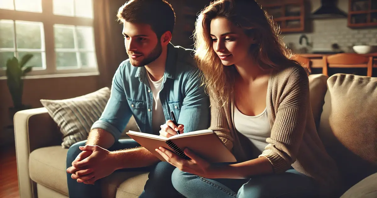 image of a couple working together effectively to solve their relationship challenges.