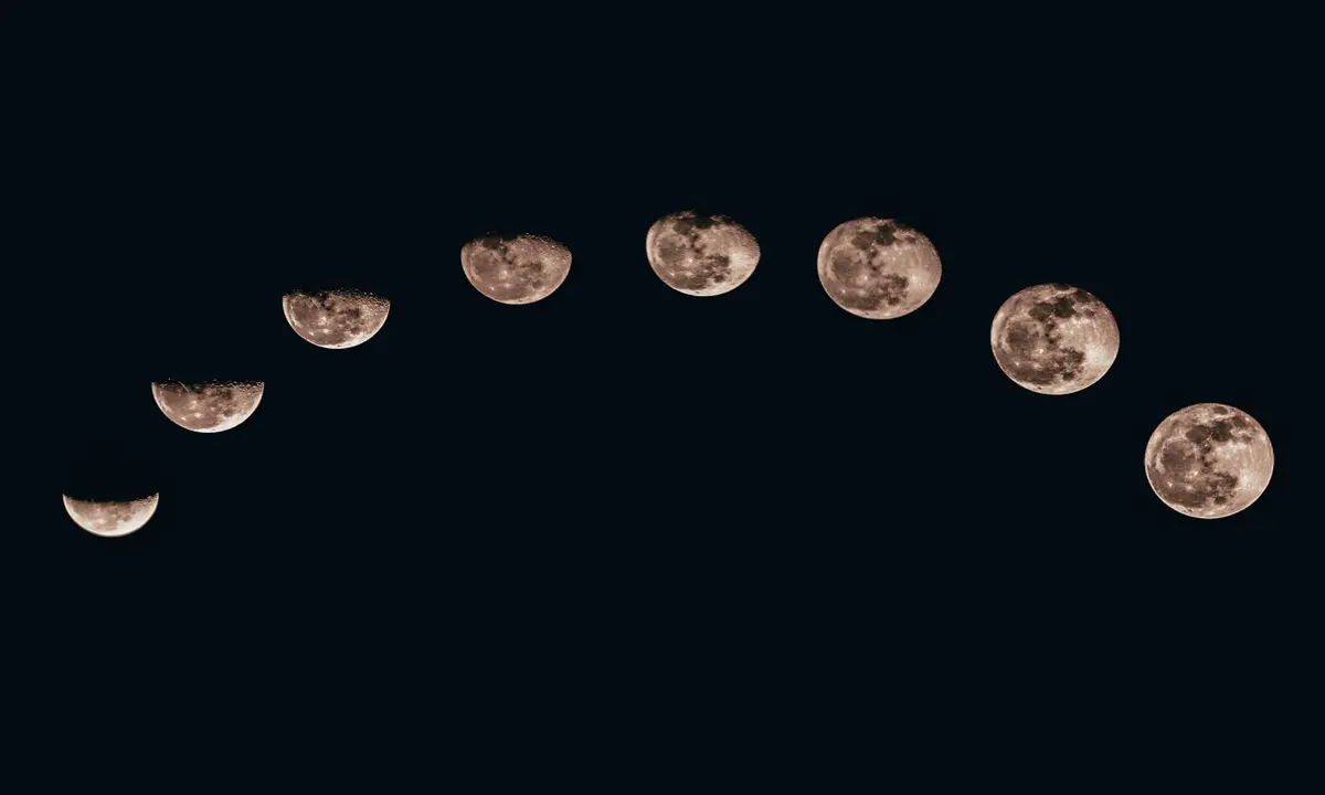 image of the moon phases