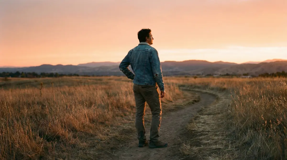 Person in peaceful solitude practicing self-connection and mindfulness during trauma recovery
