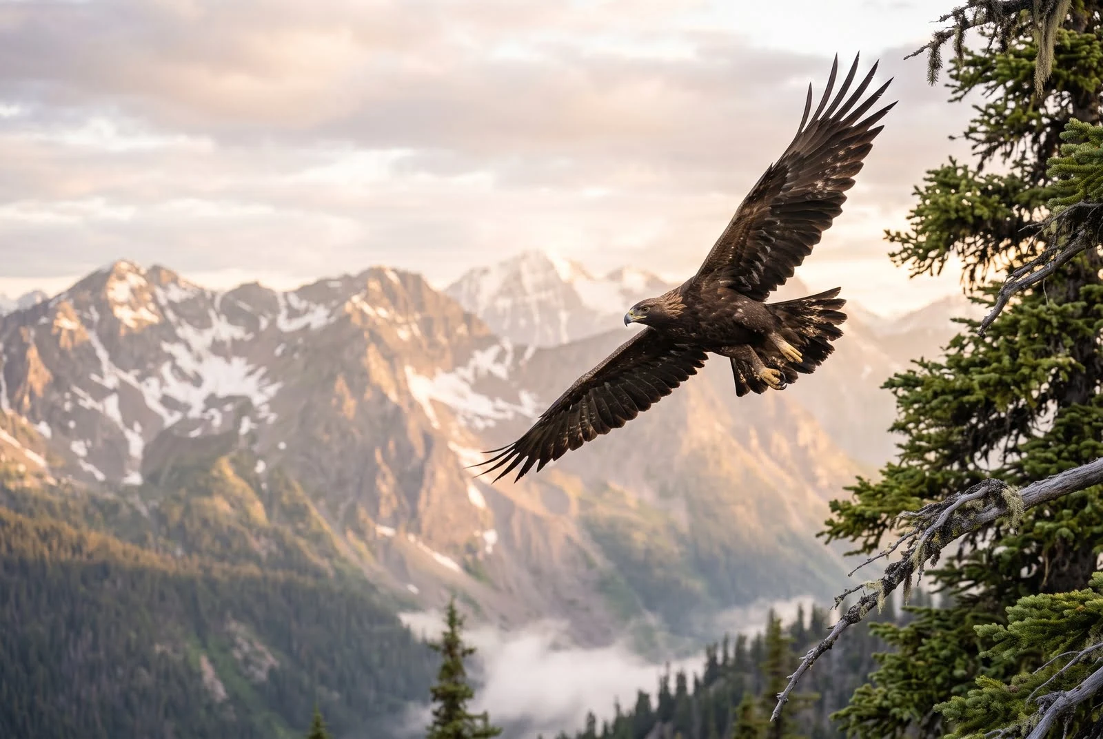 eagle spirit animal flying